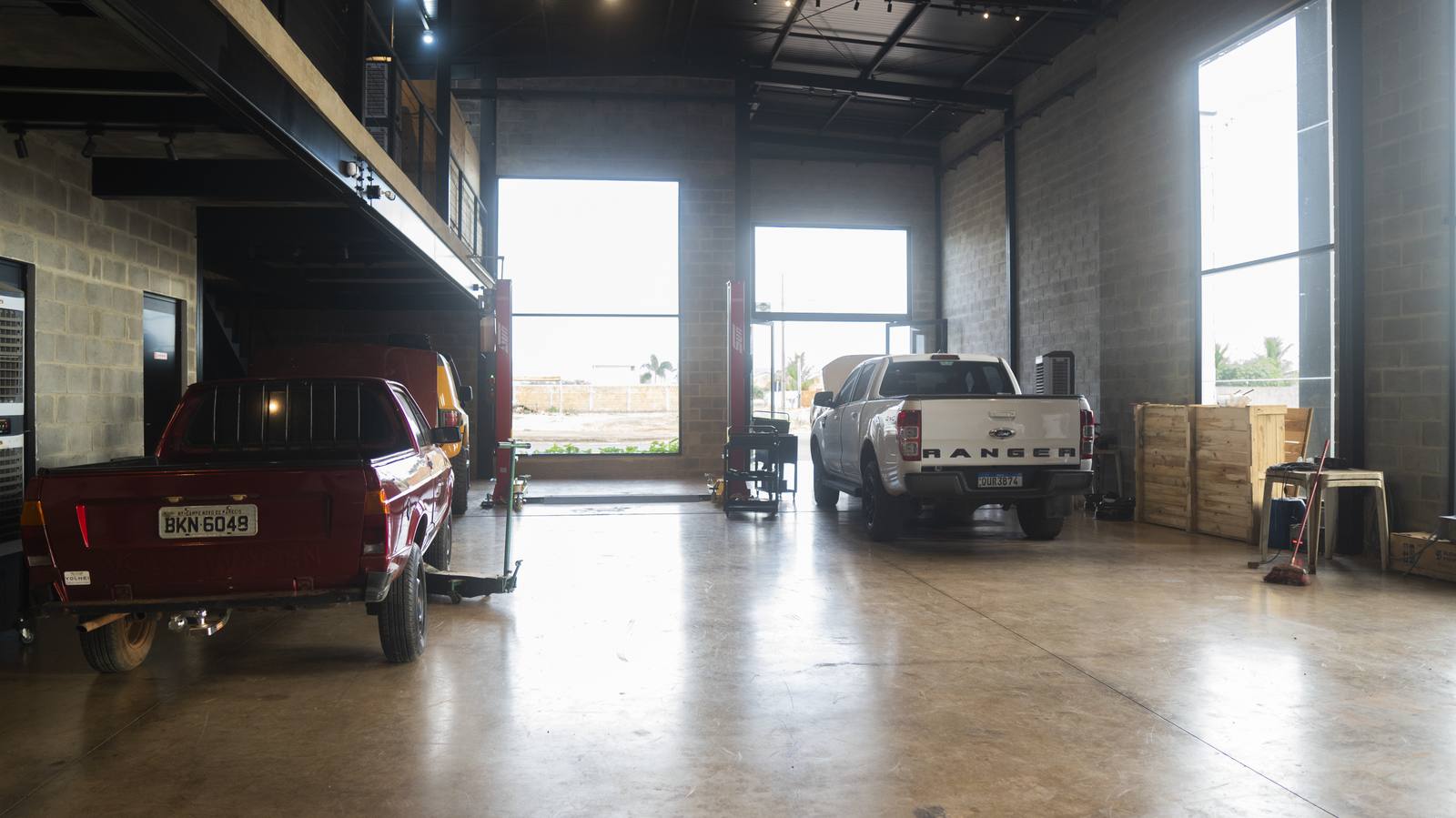 Estrutura da oficina SD Service Diesel